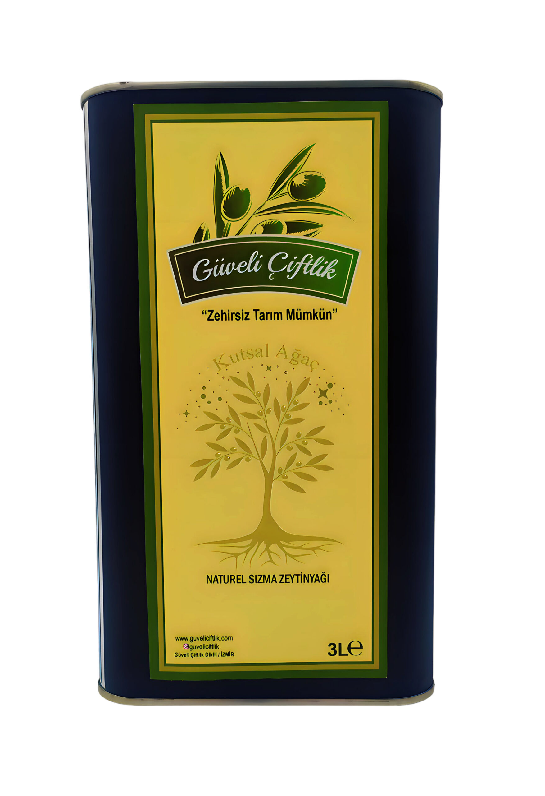 Naturel Sızma Zeytinyağı 3 Litre Naturel Sızma Zeytinyağı
