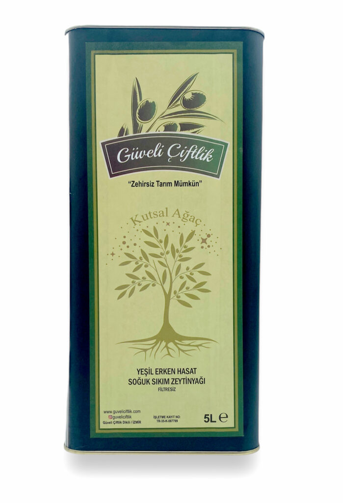 Yeşil Erken Hasat Soğuk Sıkım 5 Litre
