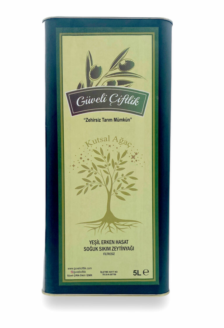 Yeşil Erken Hasat Soğuk Sıkım 5 Litre
